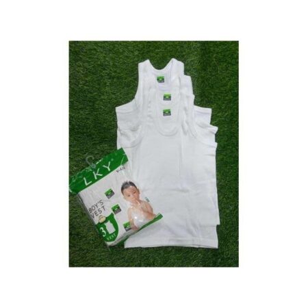 Boys Cotton Singlets 3 in 1