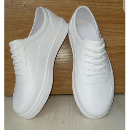 Unisex Sport Shoes - white plastic